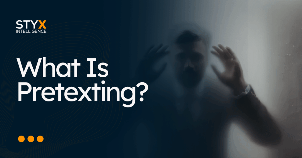 Pretexting cover image